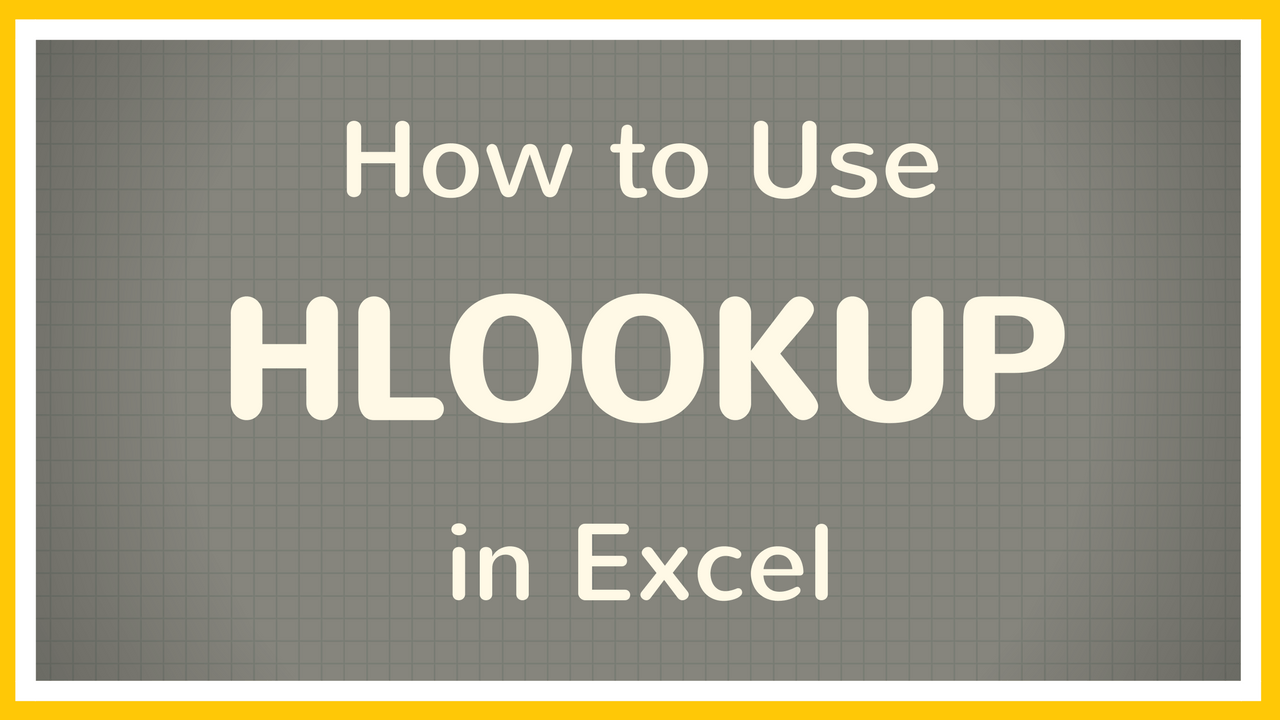 How To Use The Hlookup Function In Excel Tutorial 4308