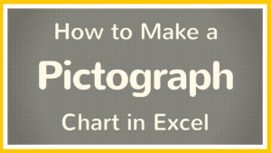 How to Make a Pictograph in Excel - Tutorial