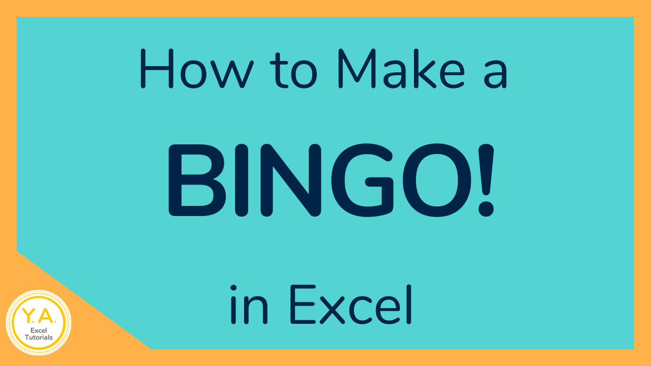 Easy Way To Make Bingo Cards