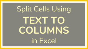 How to separate cell contents in Excel with Text to Columns - Excel tutorial