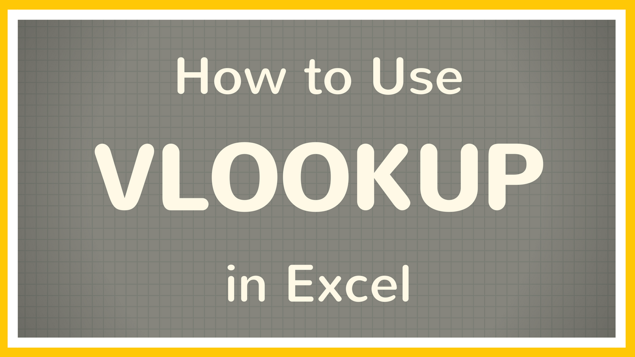 How to Use VLOOKUP in Excel - Tutorial