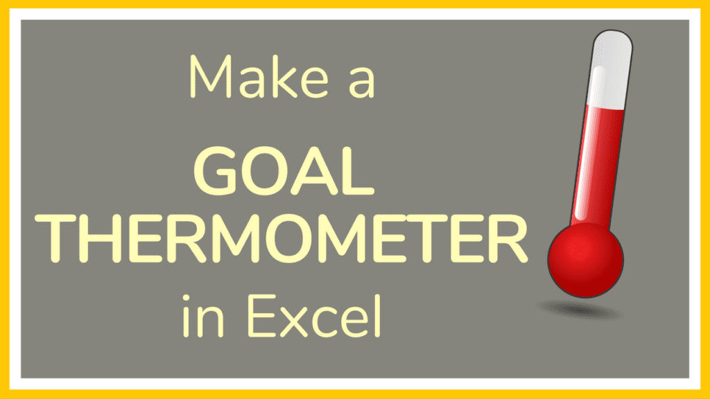 how-to-make-a-simple-goal-tracker-in-excel-video-tutorial