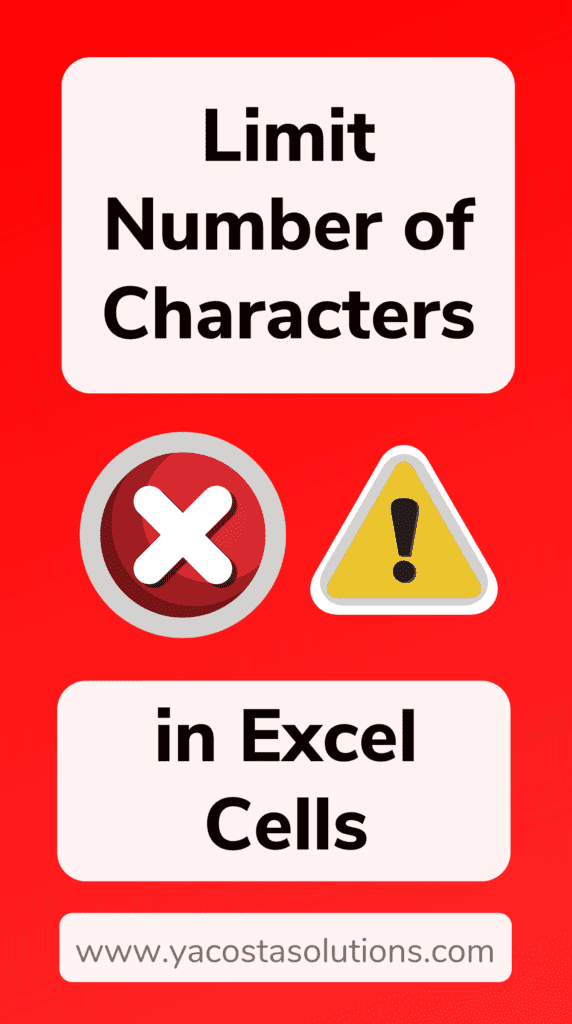 how-to-set-character-limit-in-excel-cells-video-tutorial