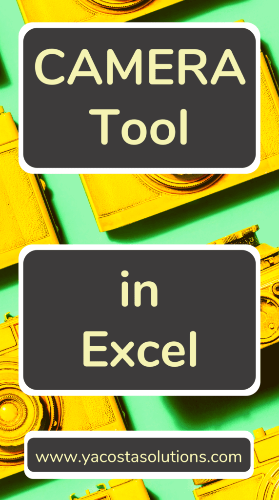 How To Use The Camera Tool In Excel (+ Video Tutorial)