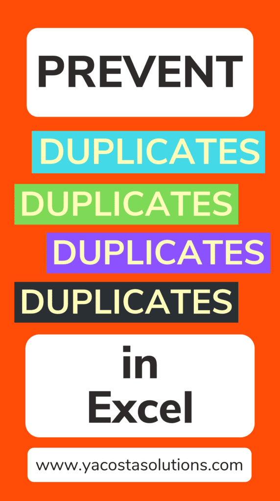 prevent-duplicate-entries-in-excel-video-tutorial