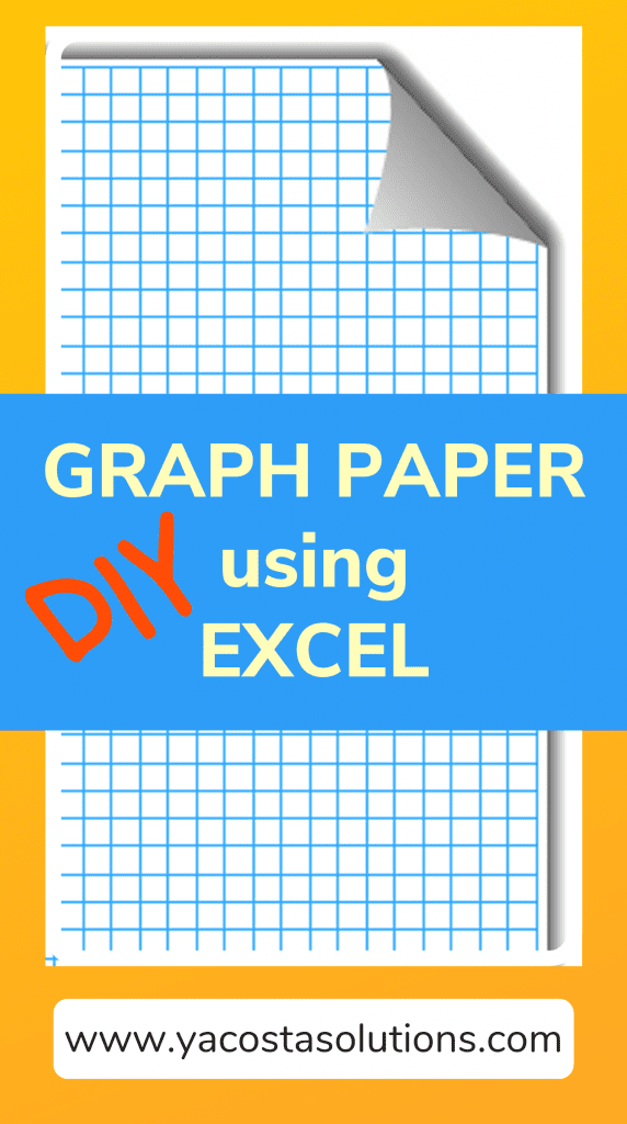 How to Make Graph Paper in Excel (+ video tutorial)