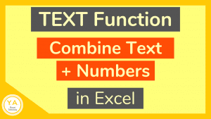 How to use the TEXT function in Excel to Combine Text with Numbers (image)