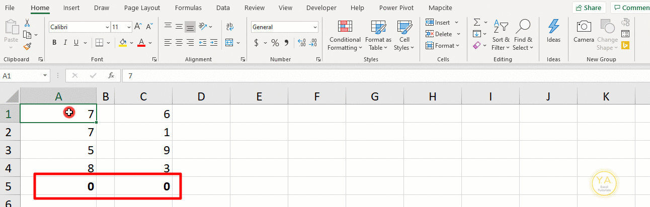 Excel Calculation Options (gif)