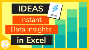 Ideas Feature in Excel (image)