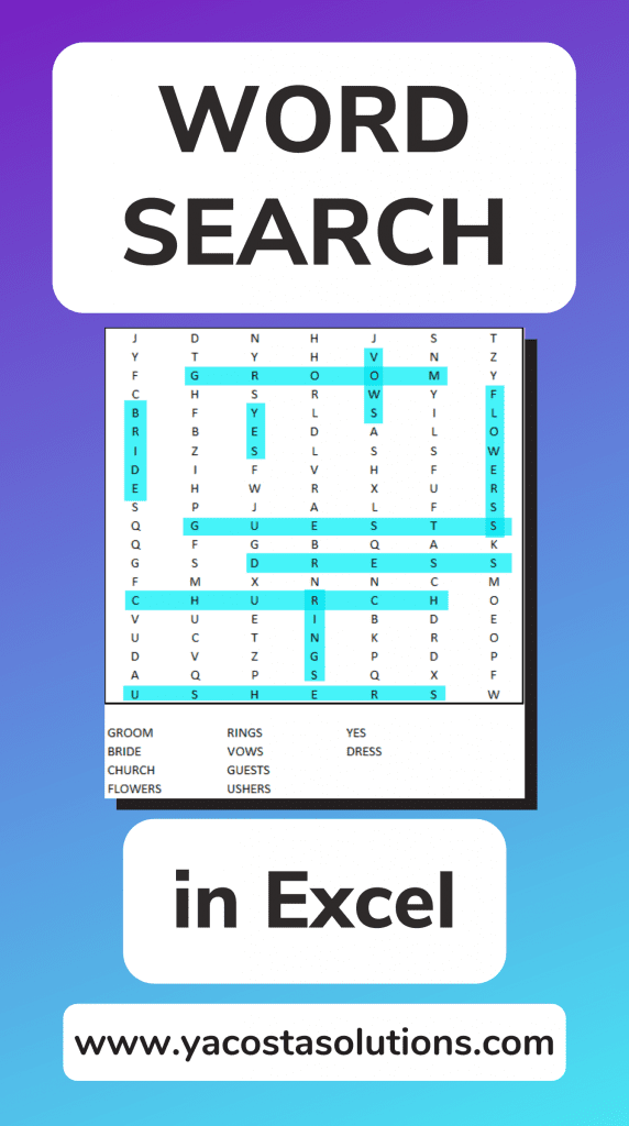 how-to-make-a-word-search-puzzle-in-excel-video-tutorial