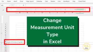 Change Measurement Unit in Excel (feat. image)