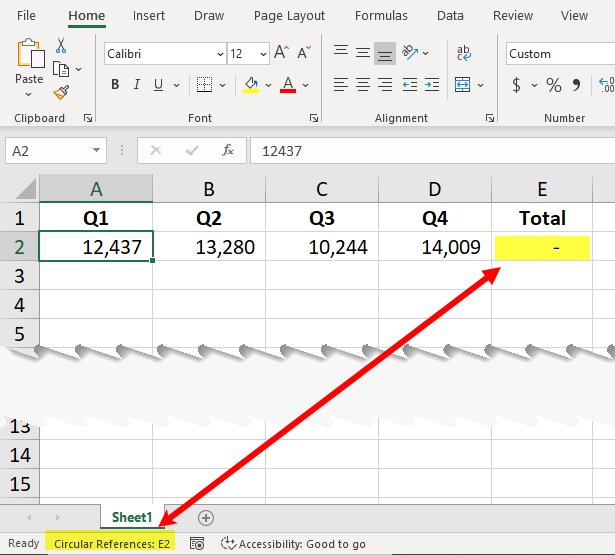 Circular Reference Error In Excel And How To Fix It Video Tutorial