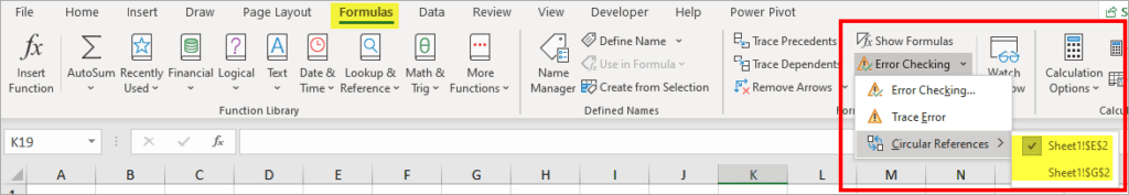 Circular Reference Error In Excel And How To Fix It Video Tutorial