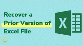 Recover a Prior Version of an Excel File (Featured Image)