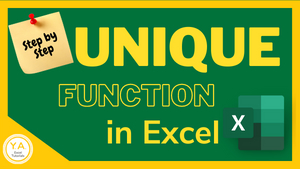 UNIQUE Function in Excel - Featured Image