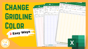 How to Change the Color of Gridlines in Excel - website featured image